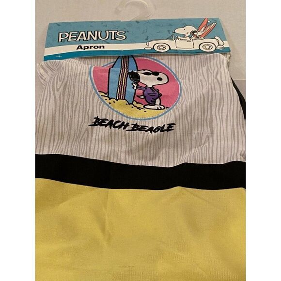 Peanuts SNOOPY Beach Beagle Kitchen Apron Surf - Picture 2 of 6